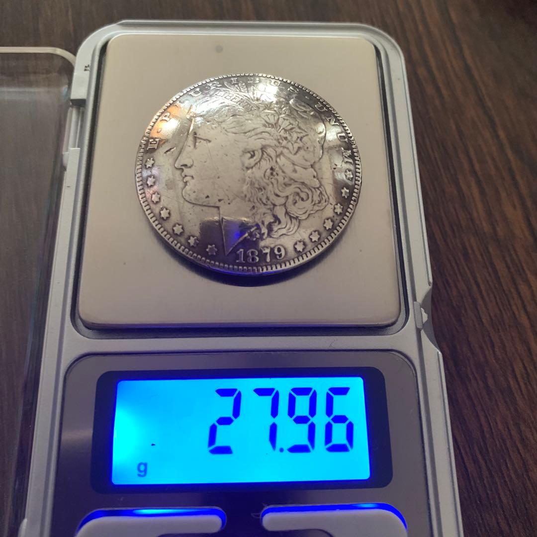 1879年本物モルガンコンチョ付き ベルトループ ウォレットロープ