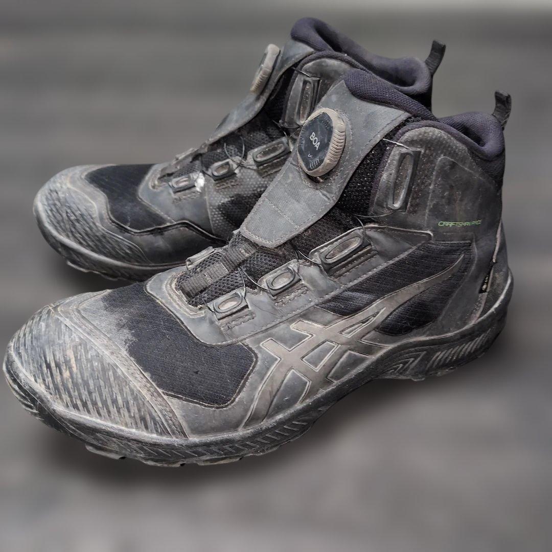 アシックス安全靴 ＣＰ６０４ Ｇ-ＴＸ ＢＯＡ ブラックＸガンメタルCP 604