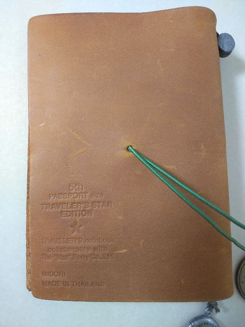 トラベラーズノート パスポートサイズ5周年 スターエディション（チャーム２個付）