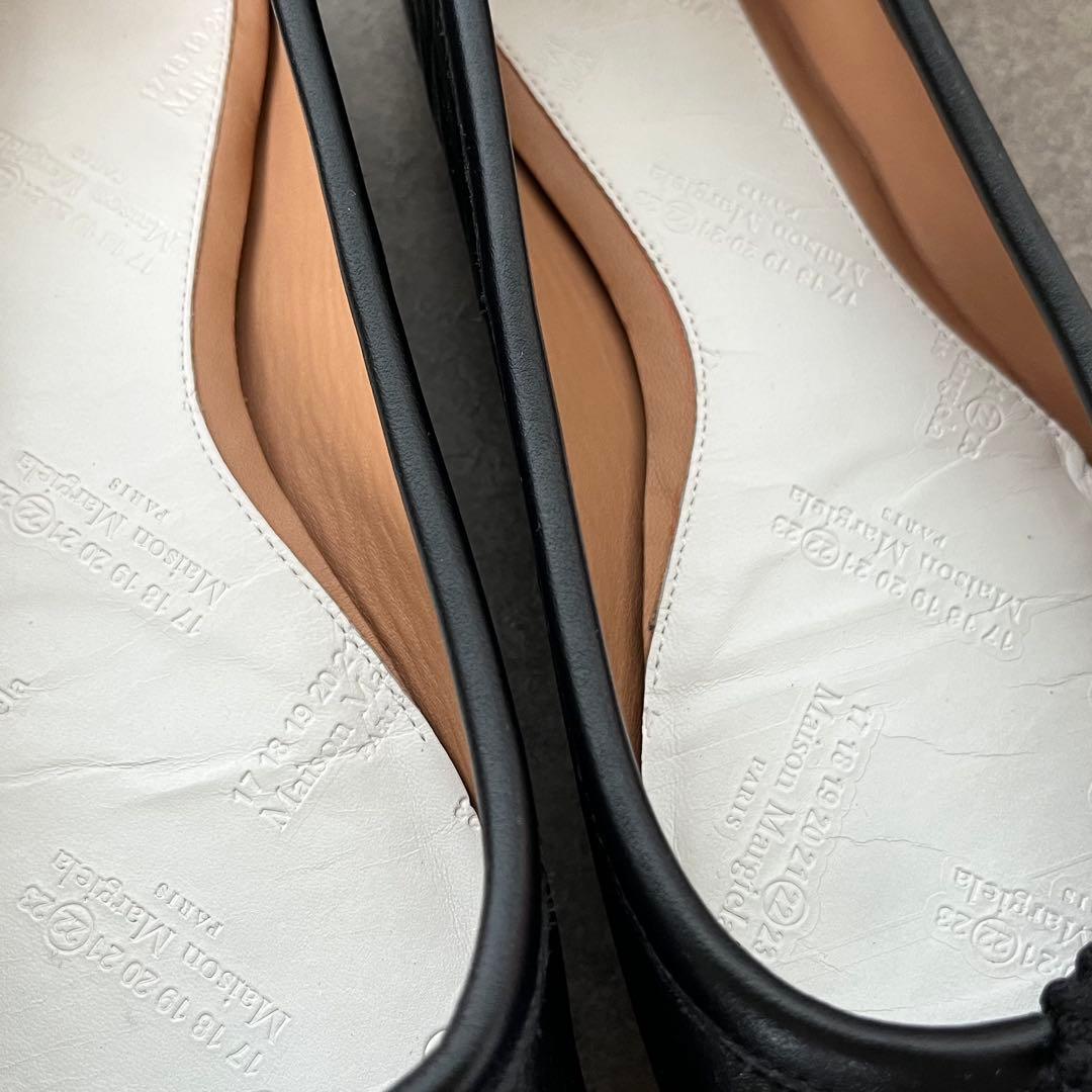 【美品】マルジェラ足袋バレエシューズ ブラック　37