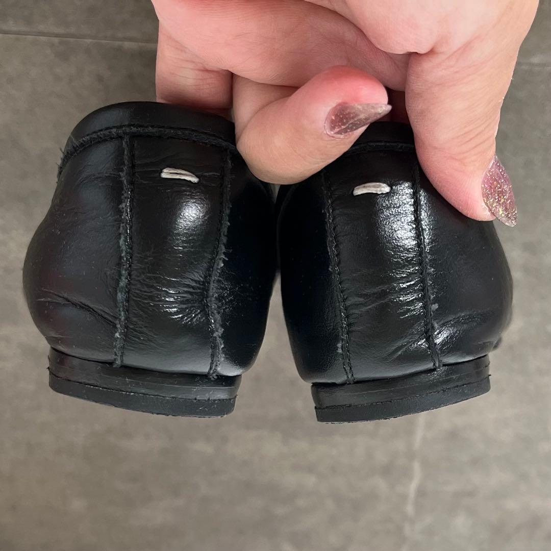 【美品】マルジェラ足袋バレエシューズ ブラック　37