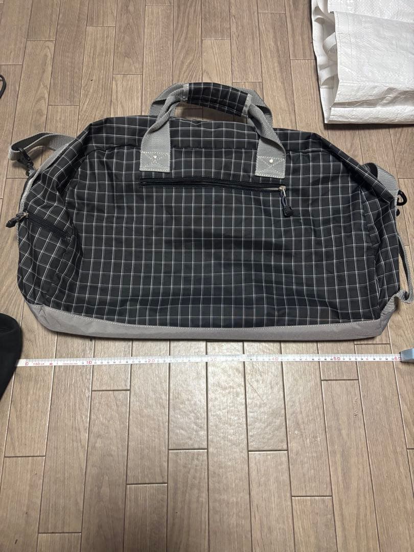 90s PIKO チェック柄 ボストンバッグ 大容量 archive