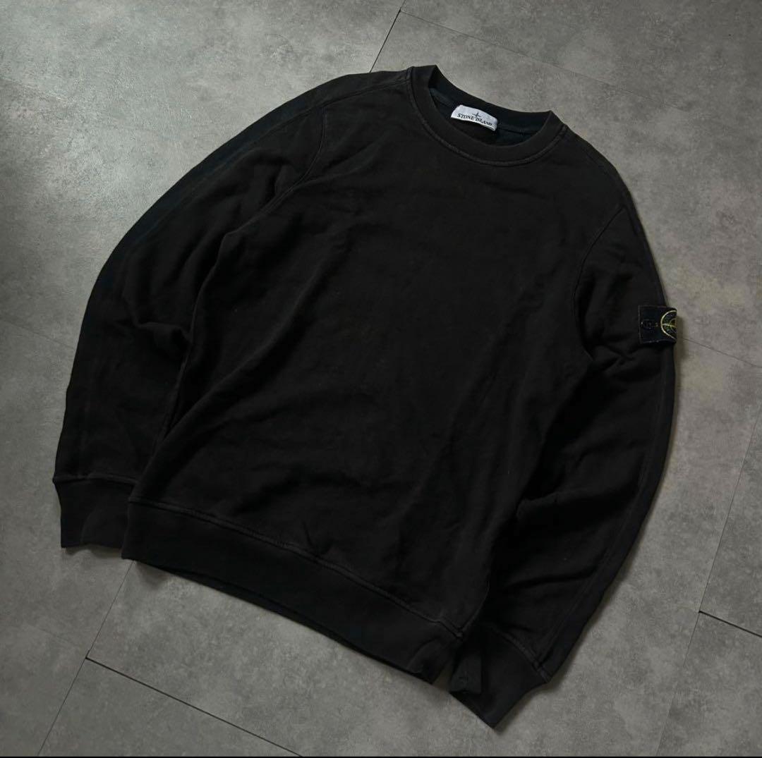 【希少Sサイズ❗️】ブラックstone  トレーナー　黒