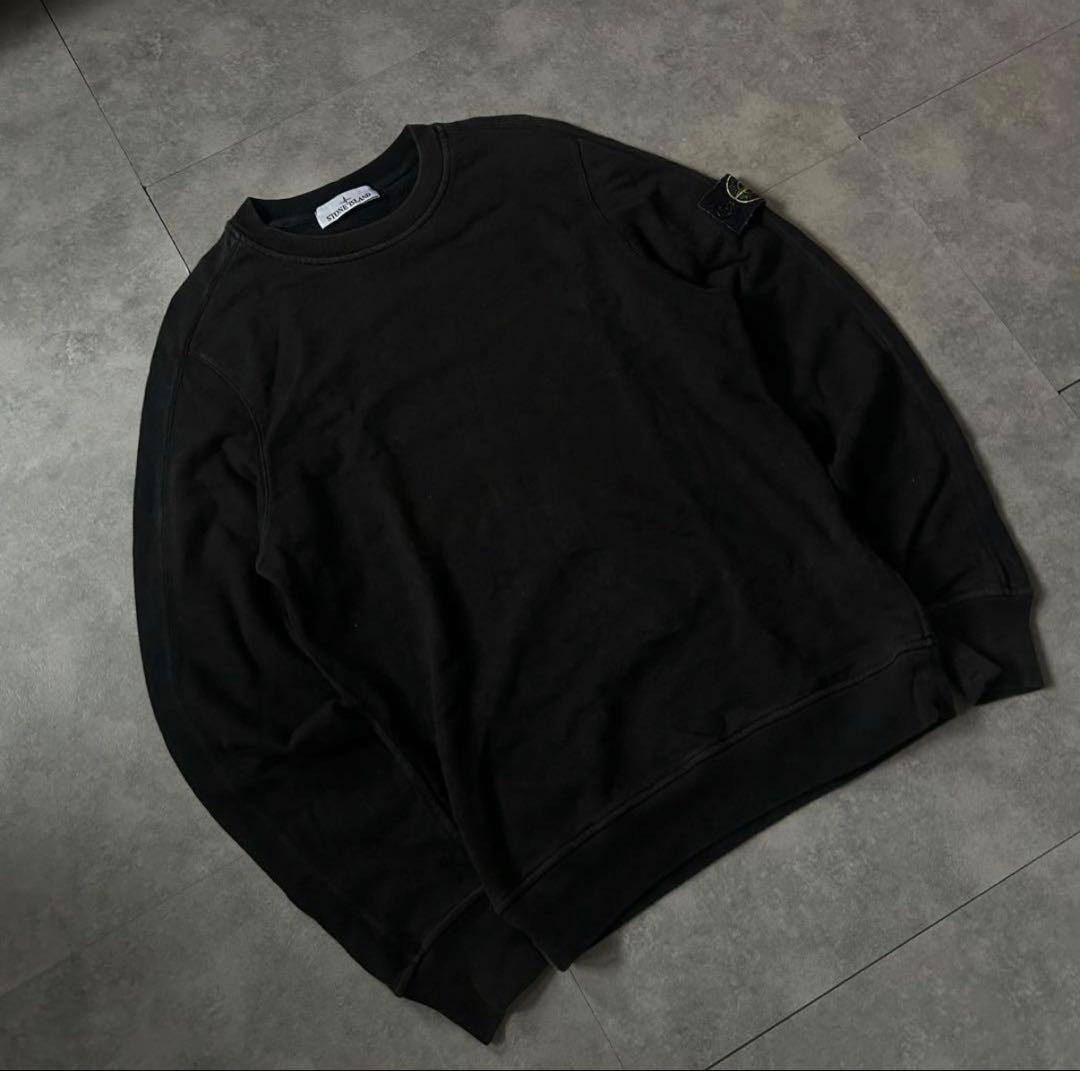 【希少Sサイズ❗️】ブラックstone  トレーナー　黒