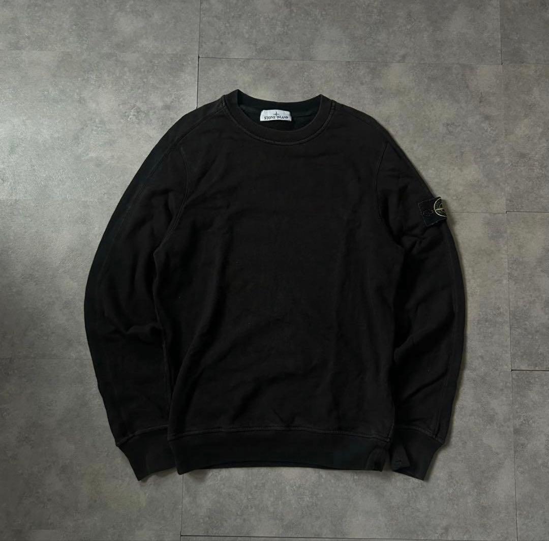 【希少Sサイズ❗️】ブラックstone  トレーナー　黒