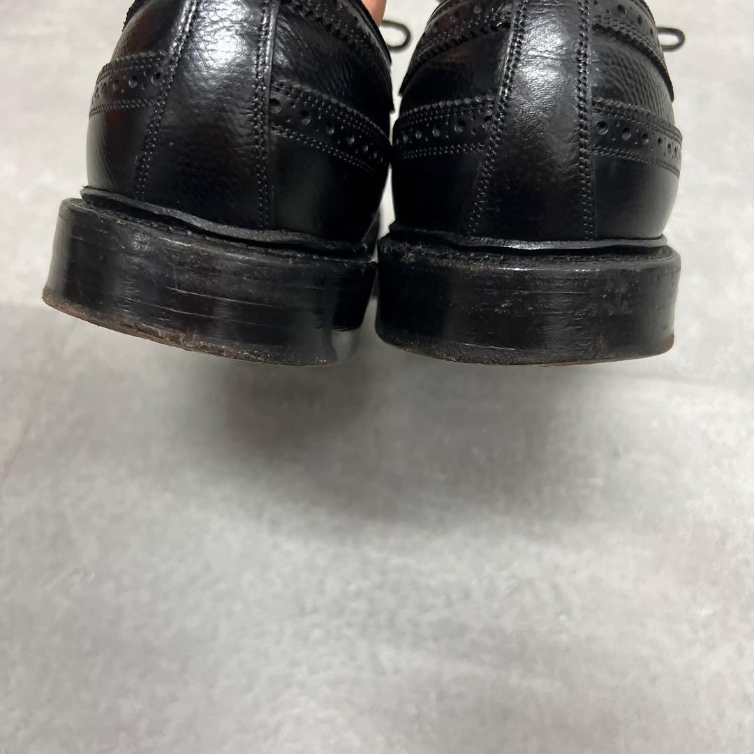 80〜90年代フローシャイムケンムーアレザースニーカー革ブラックウイングチップ