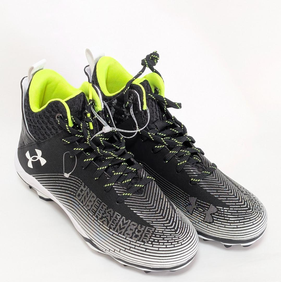 アンダーアーマー アメフトスパイク ブラック HAMMER 2 MC 27㎝