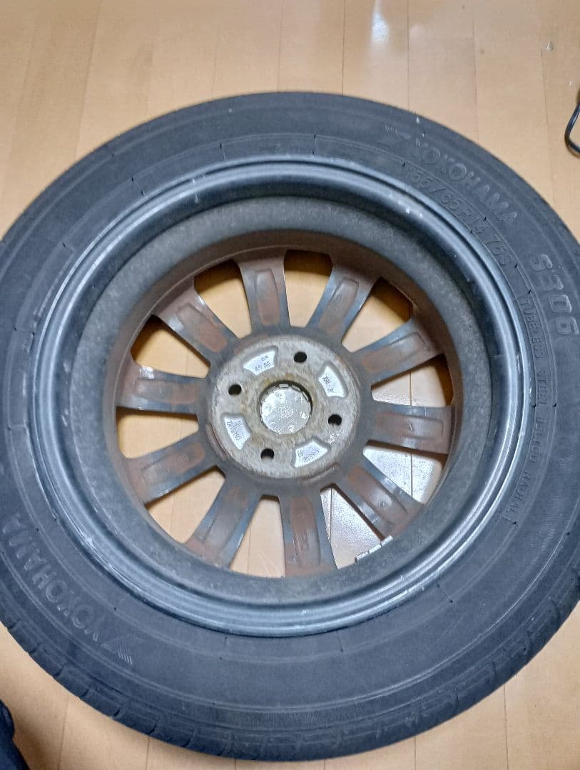 ダイハツ 純正 14インチ　ホイール タイヤ　2025年製 155/65R14