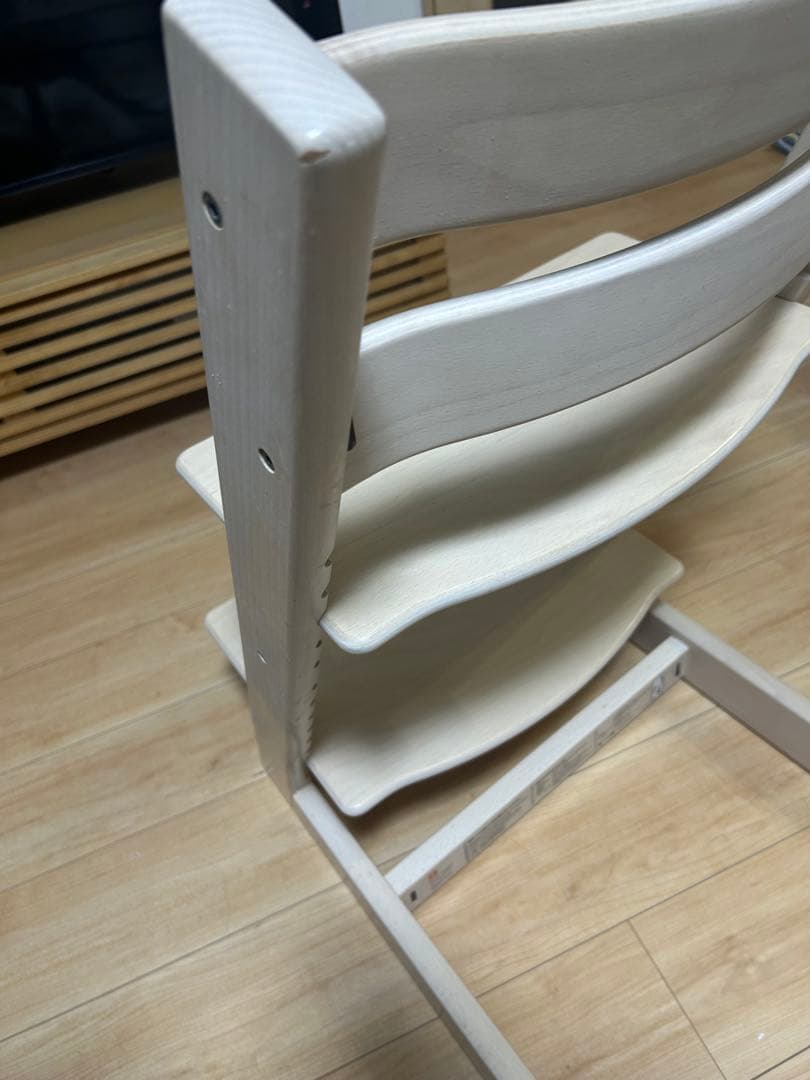 ロル　ストッケ ホワイトウォッシュ2脚