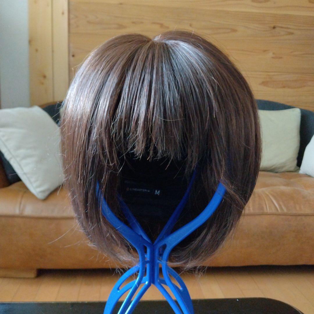 リネアストリア　天使シリーズ　人毛MIX「約束のショート」М　チョコブラウン