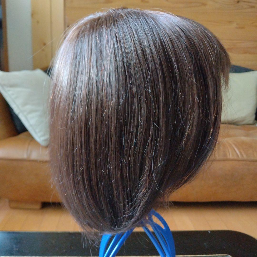 リネアストリア　天使シリーズ　人毛MIX「約束のショート」М　チョコブラウン