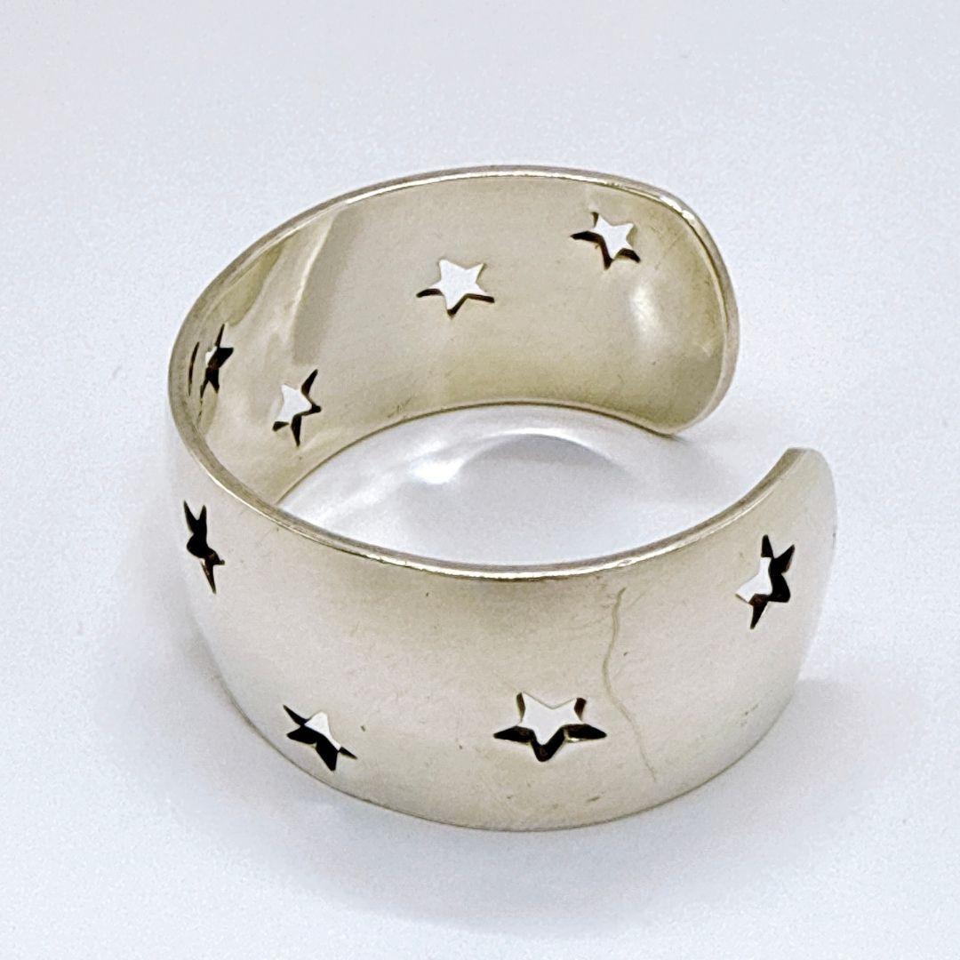 エルメス HERMES ムーンスター バングル シルバー 925 星月モチーフ