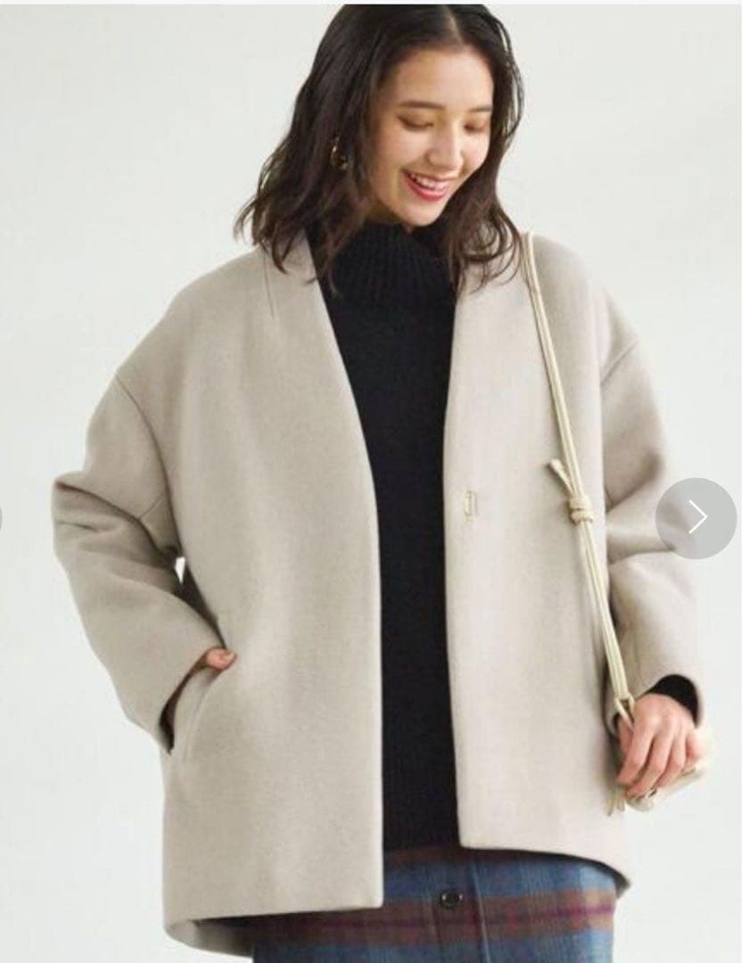 【新品】 green label relaxing ウール ハーフコート