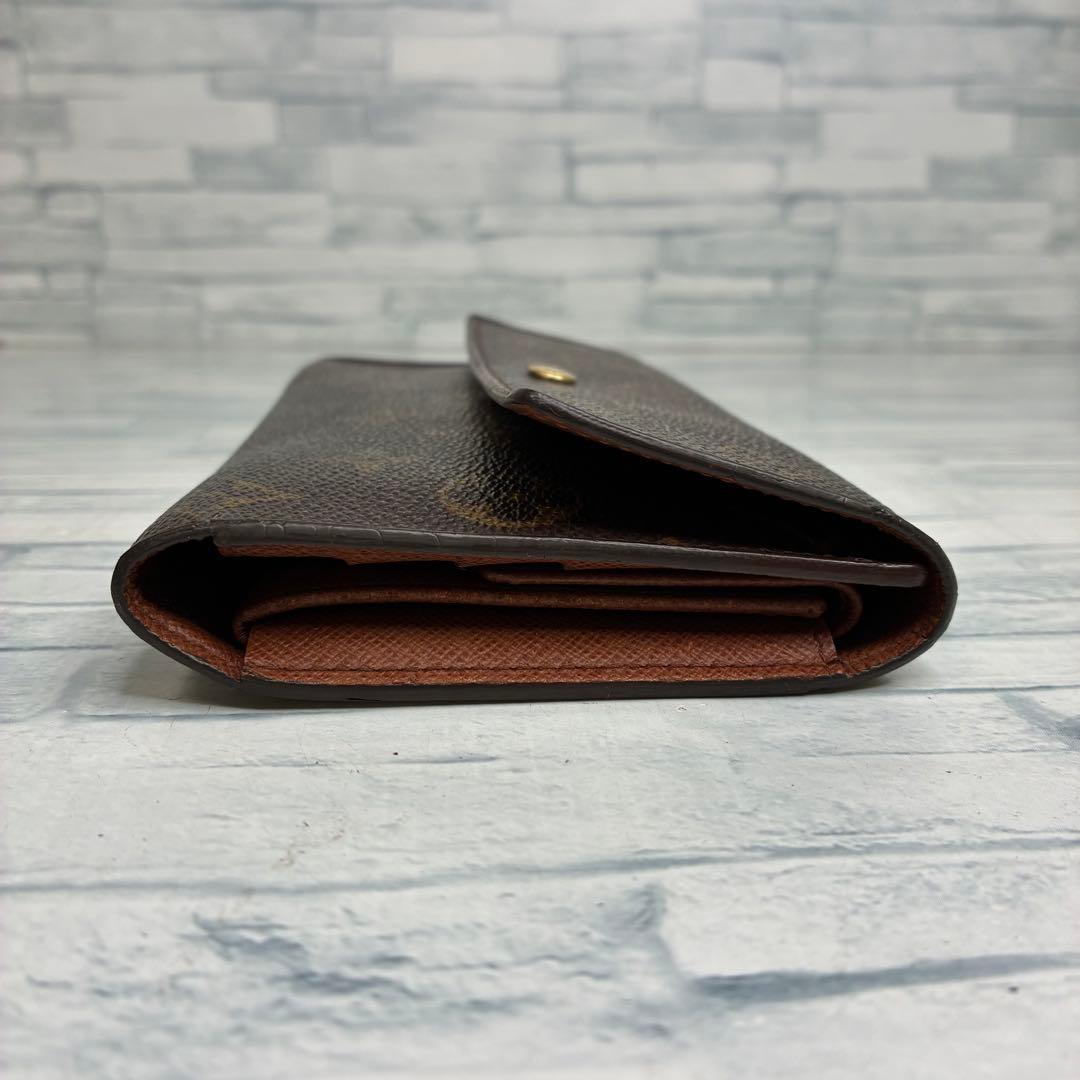 極美品　60 ルイヴィトン モノグラム 三つ折り財布　長財布　hu4