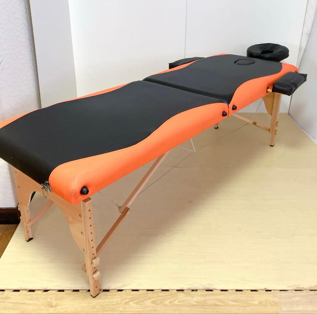 折りたたみ　エステベッド　マッサージベッド　持ち運びカバー付き　組み立て説明書