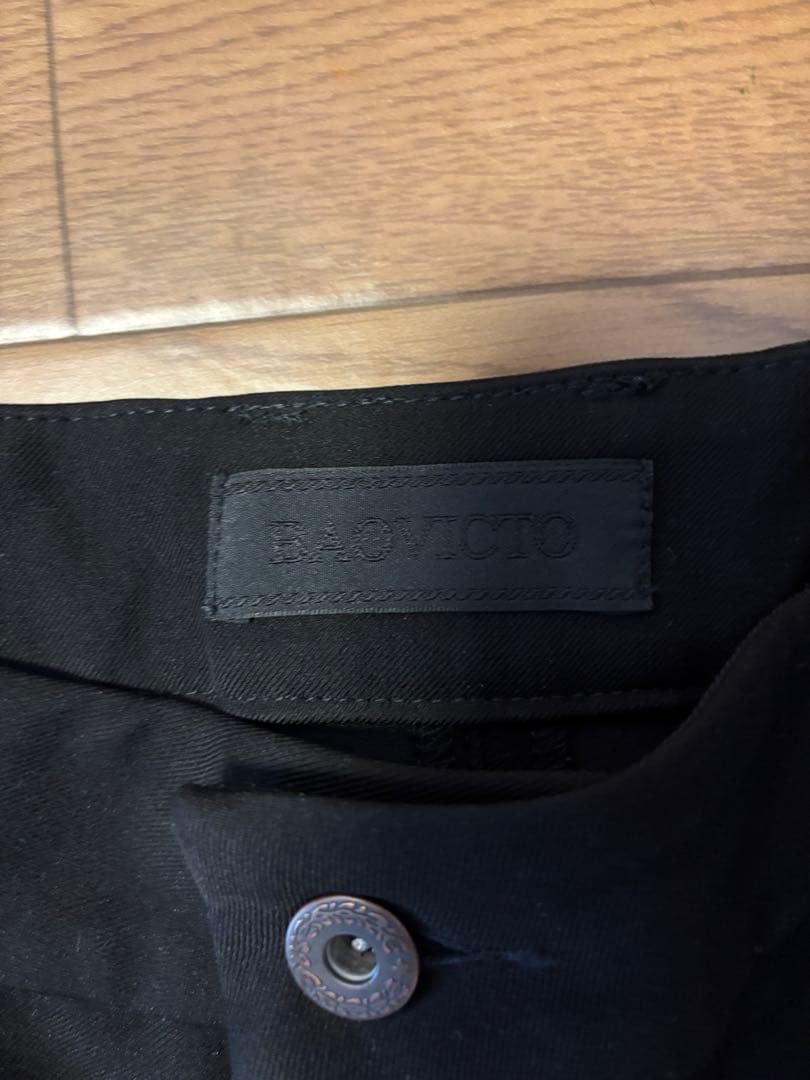 baovicto変形ワイドスラックス　ブラック