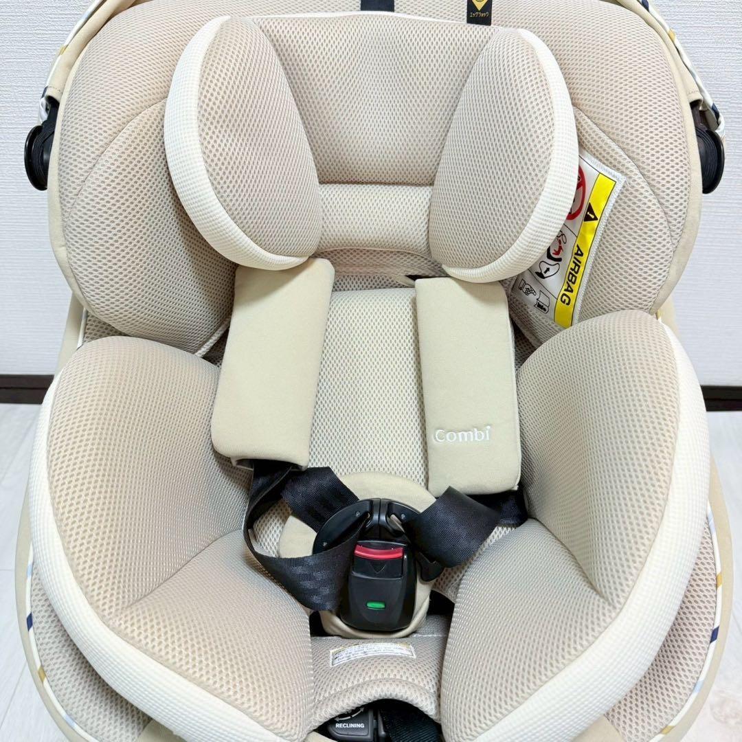 【極美品】コンビ クルムーヴスマート JN-570 ベージュ チャイルドシート
