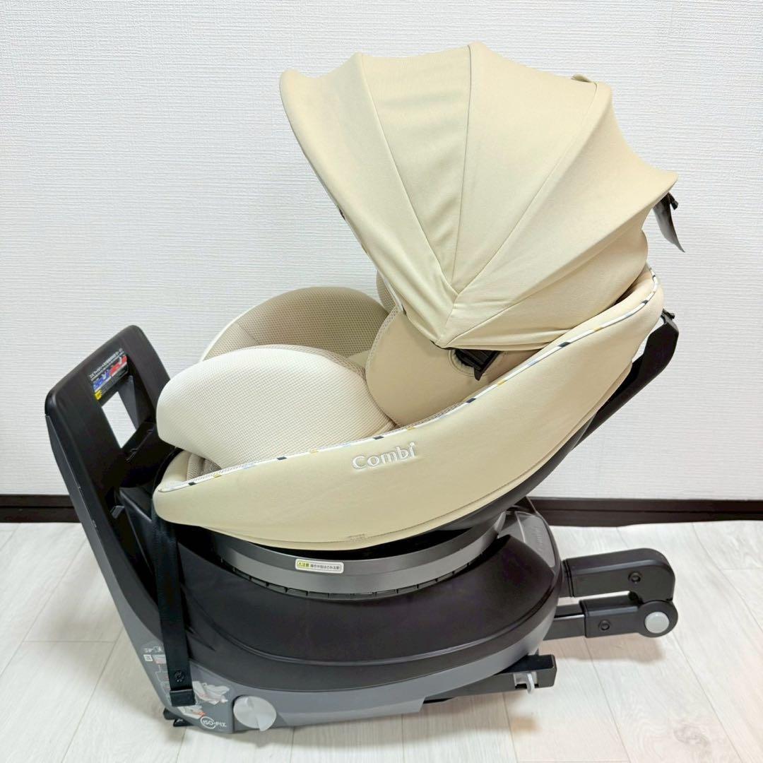 【極美品】コンビ クルムーヴスマート JN-570 ベージュ チャイルドシート