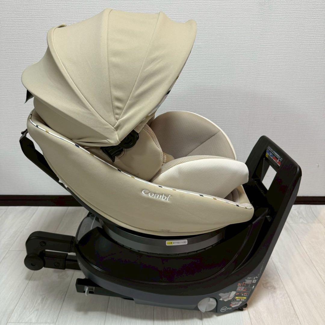 【極美品】コンビ クルムーヴスマート JN-570 ベージュ チャイルドシート