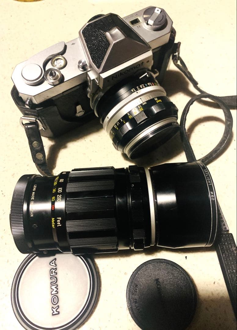 ニコンnikomatフィルムカメラ 一眼レフ ＆SUPER KOMURA レンズ