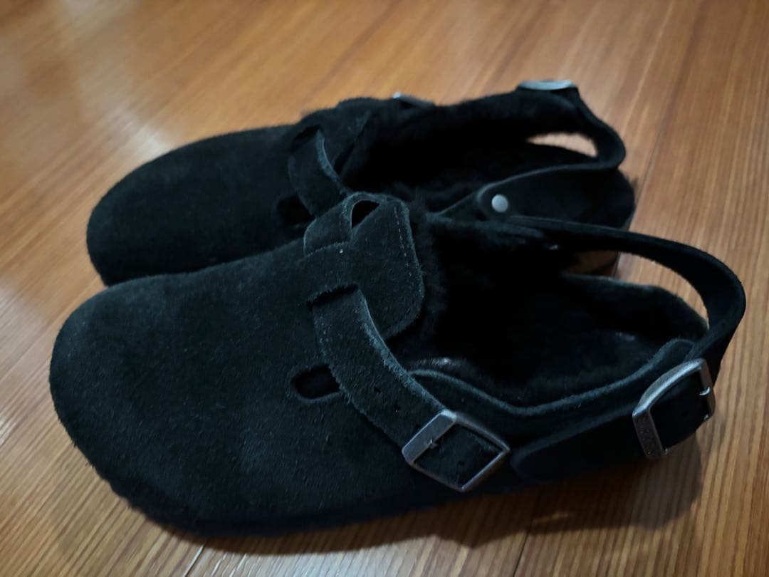Birkenstock ブラック サボ・クロッグサンダル