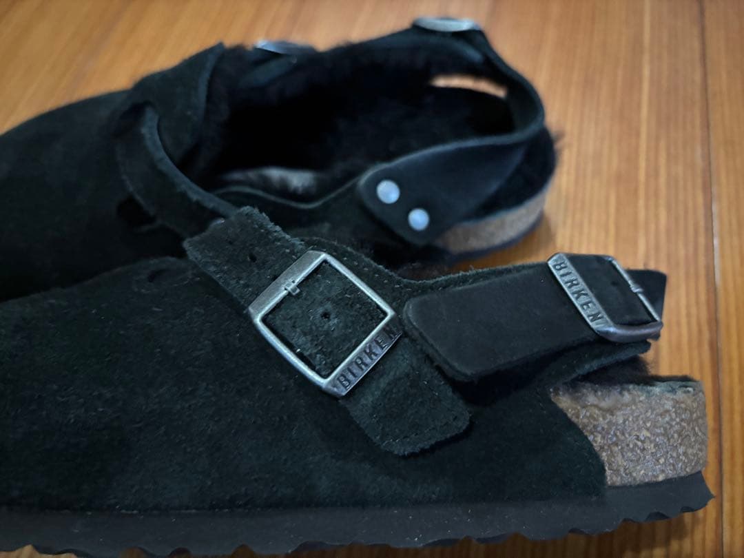 Birkenstock ブラック サボ・クロッグサンダル