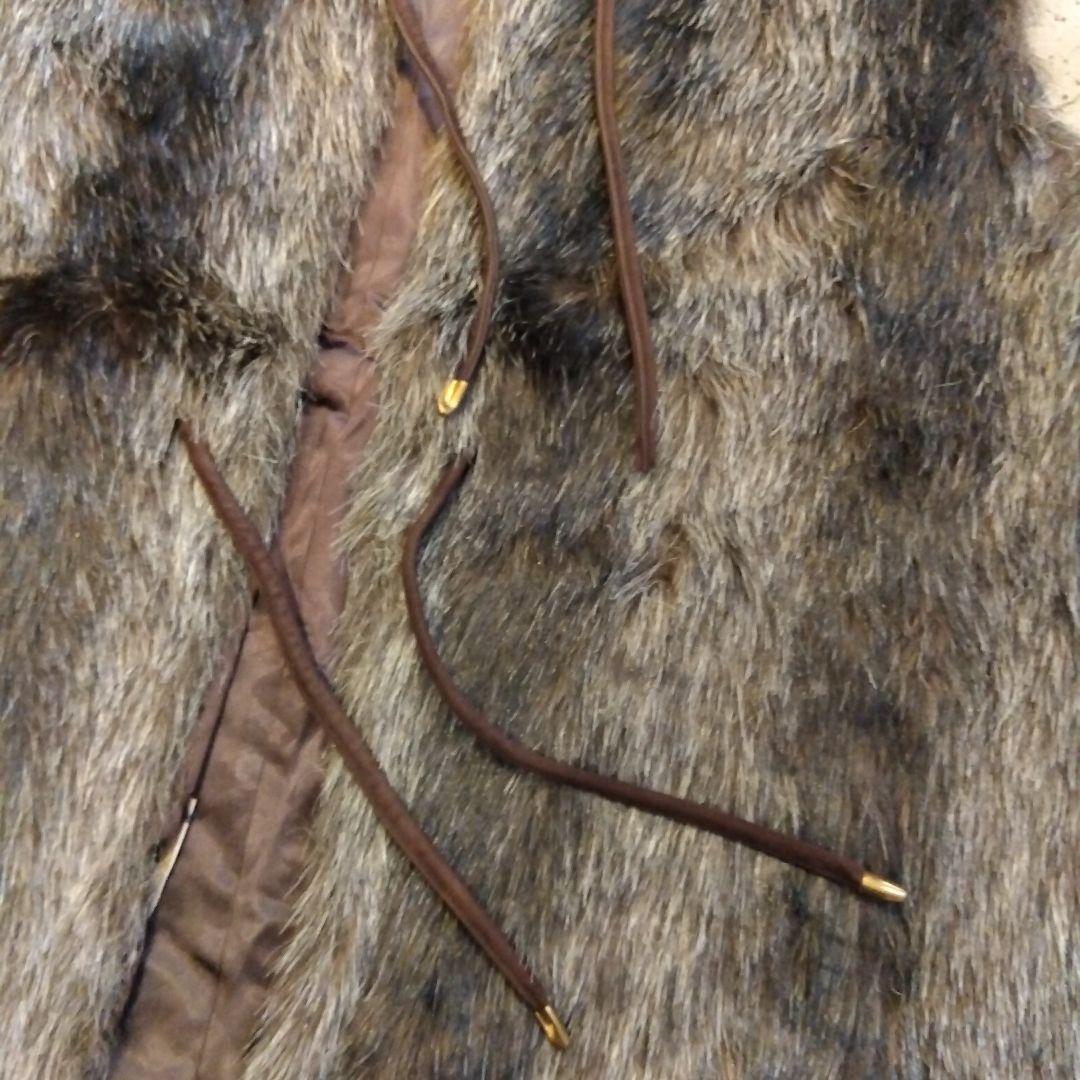 80s VINTAGE ヴィンテージ フェイクファー ベスト