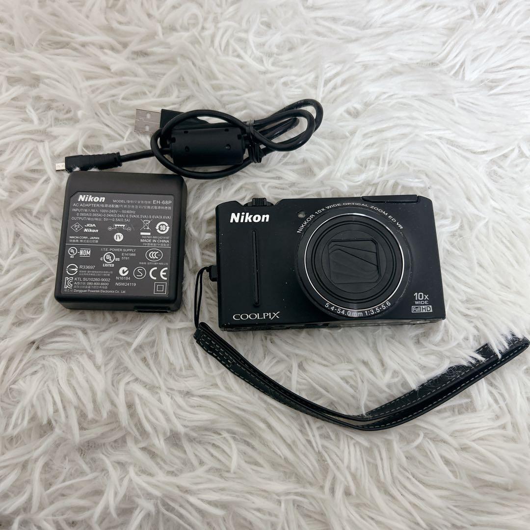 【一部訳あり】Nikon COOLPIX S8100 ブラック　動作確認済み
