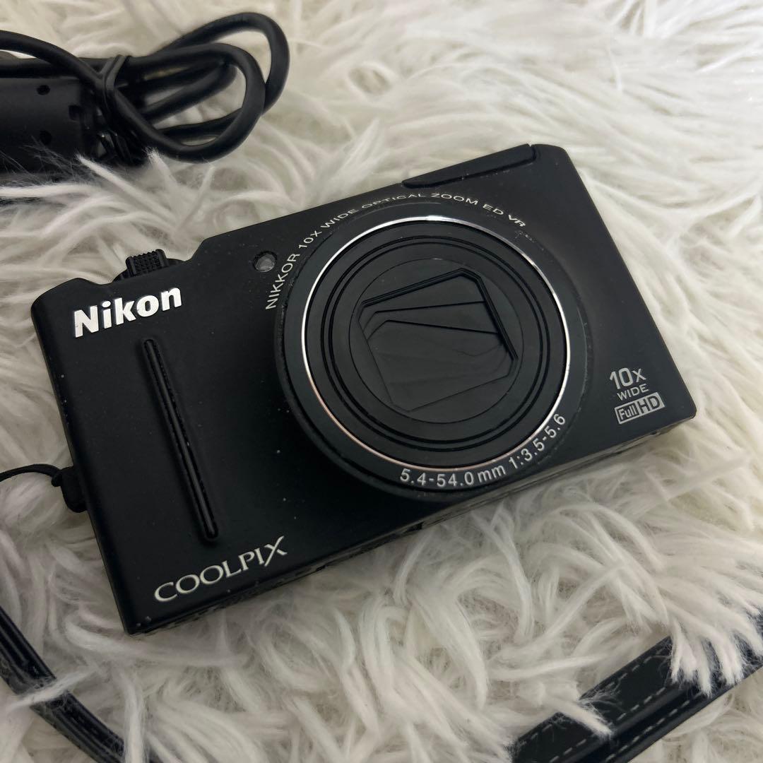 【一部訳あり】Nikon COOLPIX S8100 ブラック　動作確認済み