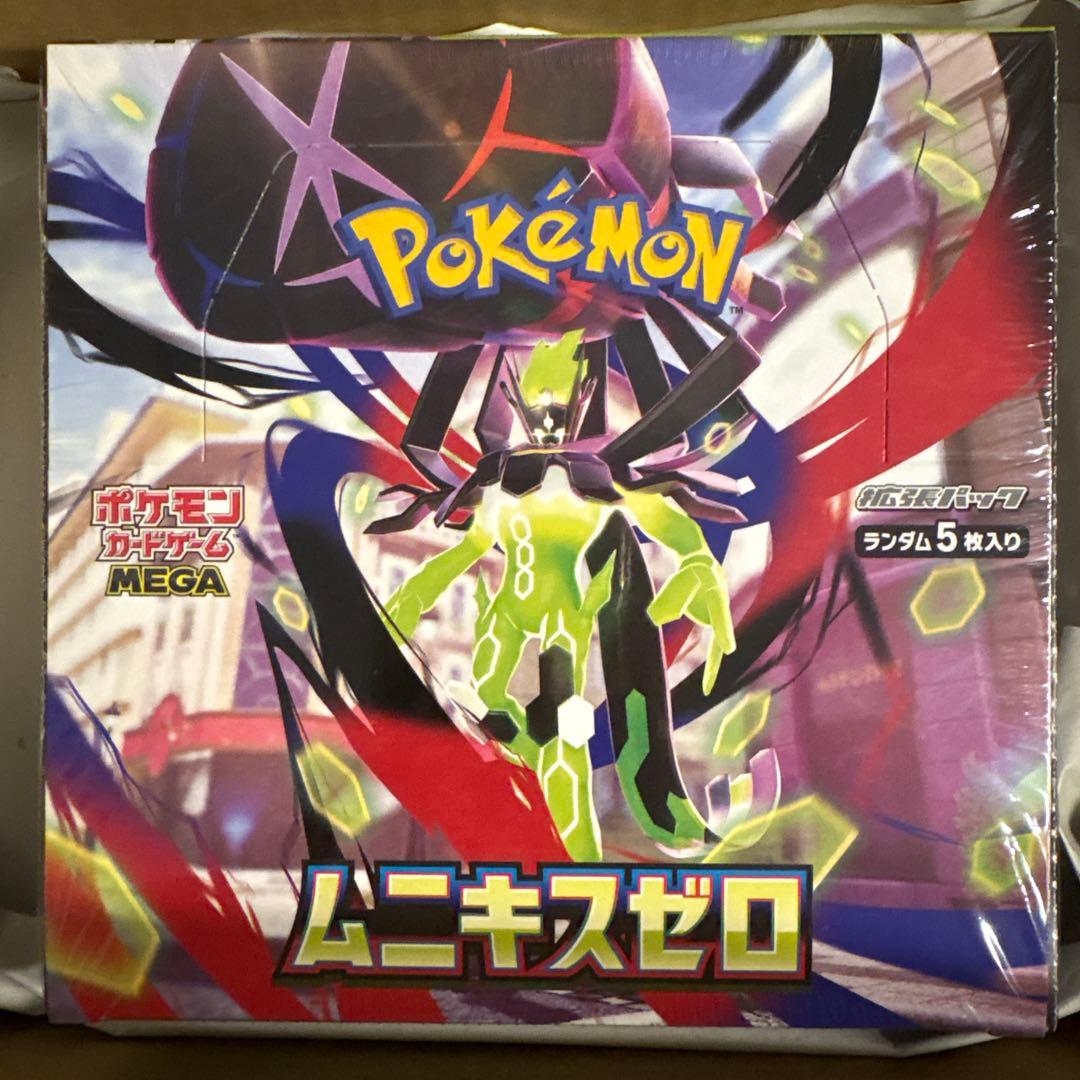 【シュリンク付】ポケモンカードゲーム MEGA拡張パック ムニキスゼロ 1BOX