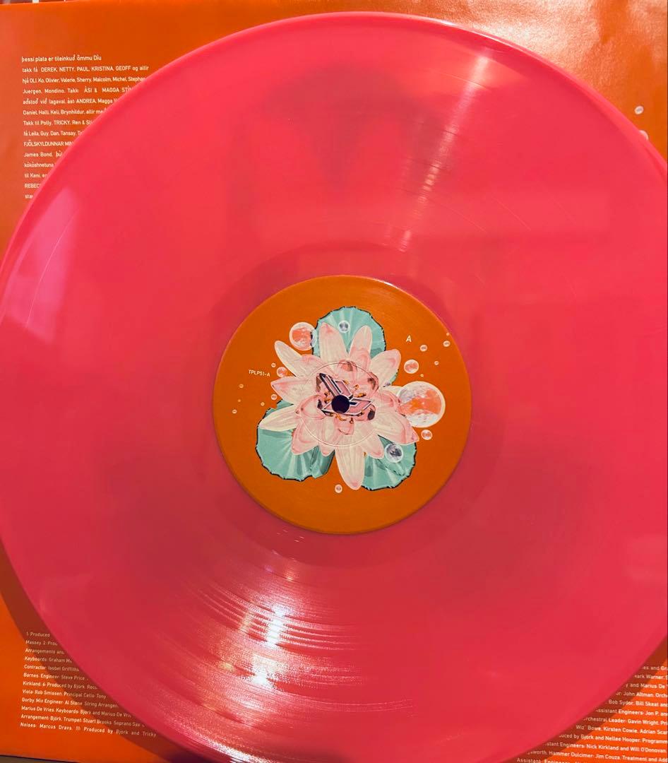 Bjork POST 初回限定ピンク盤 レコード