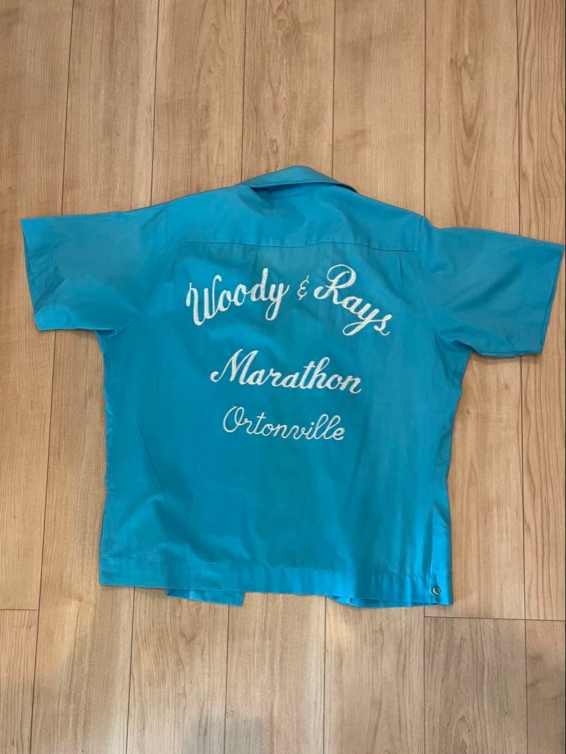 ヴィンテージ　King Louie ボーリングシャツ　M チェーンステッチ