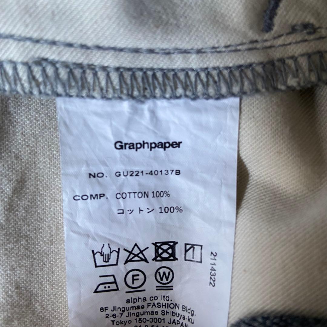Graphpaper Denim TwoTuck Pants グレー 1