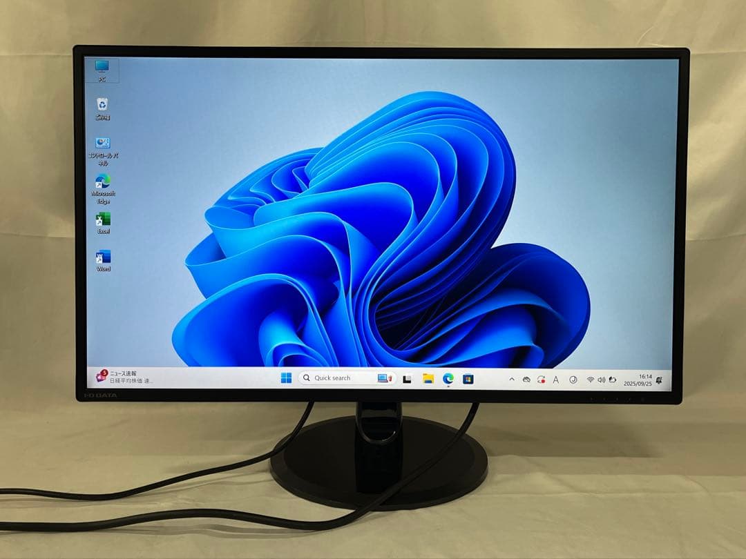 IODATA MQ271XDB 27インチモニター　内蔵スピーカー 2K解像度