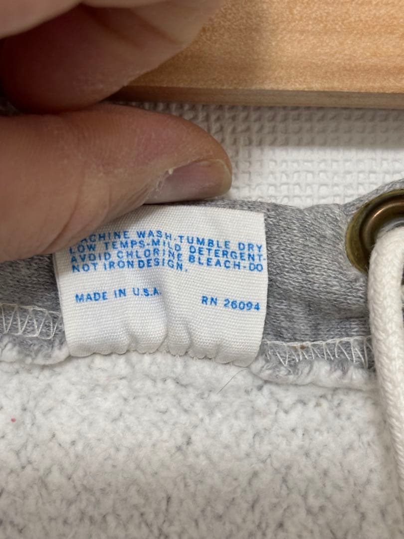 70’s青単色タグ チャンピオン リバースウィーブ スウェットパンツ無地グレー