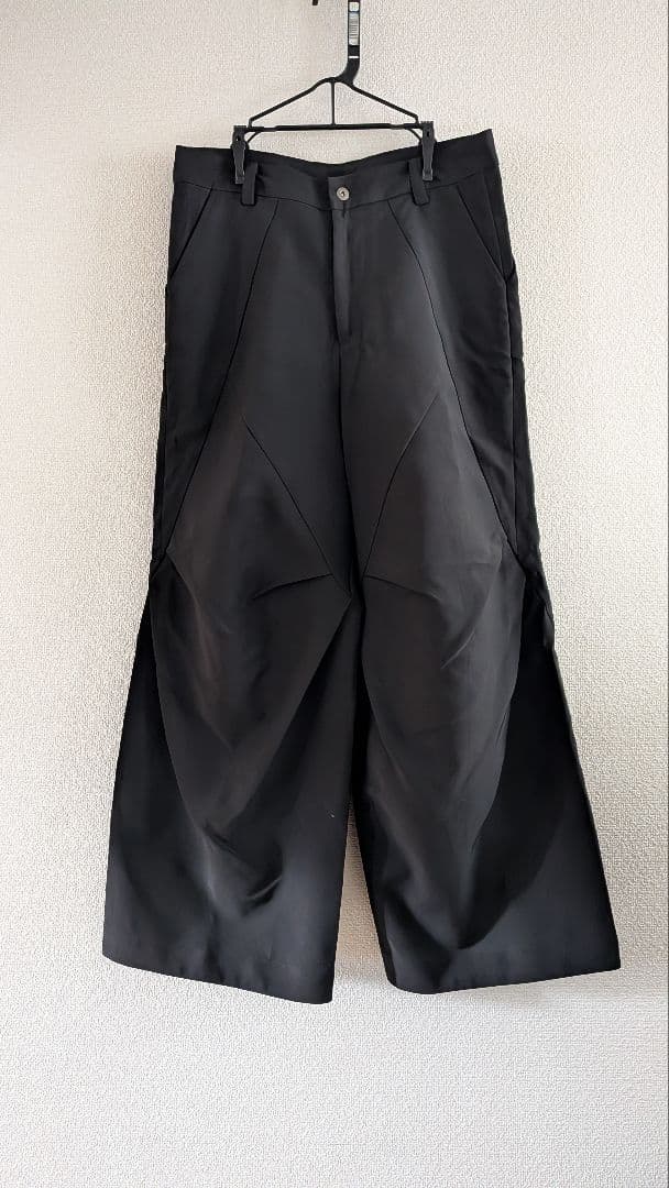 COMMON/DIVISOR　変形ワイドパンツ ブラック2