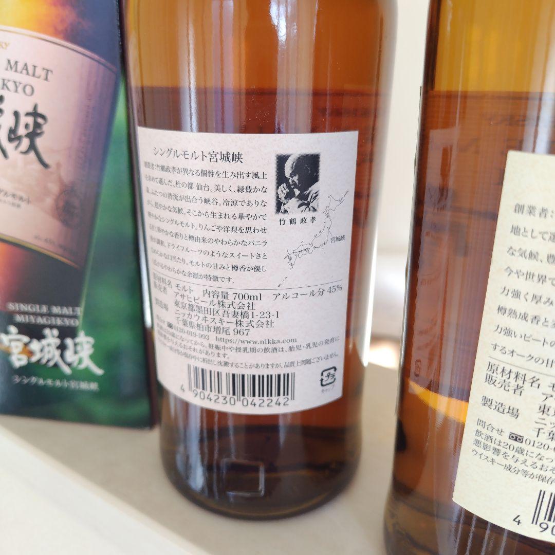 NIKKA シングルモルト余市・宮城峡セット