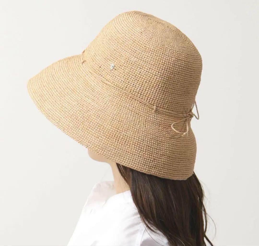 《美品》HELEN KAMINSKI プロバンス10 ナチュラル ラフィア 帽子