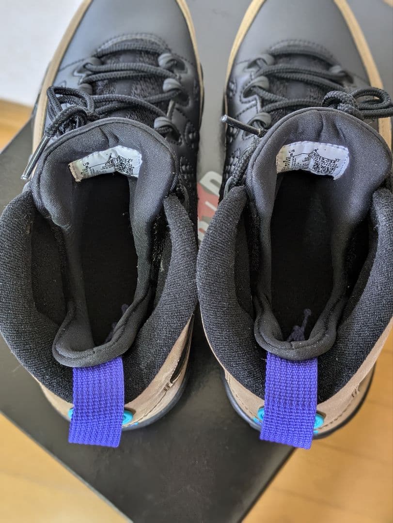 Air Jordan 9 ブラック/ブラウン/パープル オリーブ