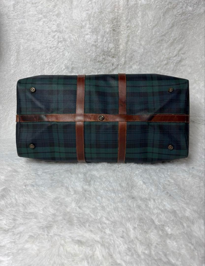 Polo Ralph Lauren 大容量 チェック柄ボストンバッグ 2way