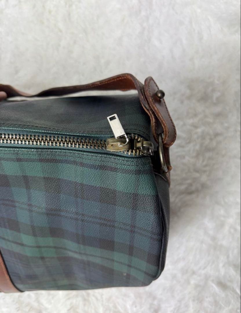 Polo Ralph Lauren 大容量 チェック柄ボストンバッグ 2way