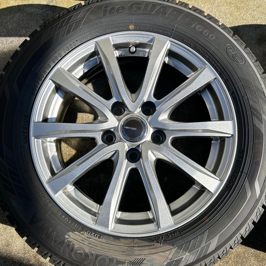 売り切りヨコハマ　スタッドレスタイヤ4本セット　16インチ205/60R16