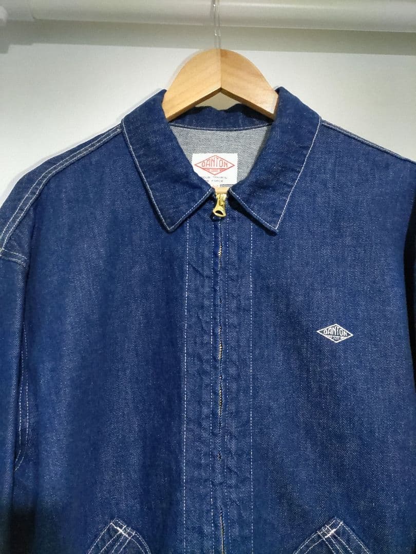 超美品　DANTON デニムジャケット サイズ42