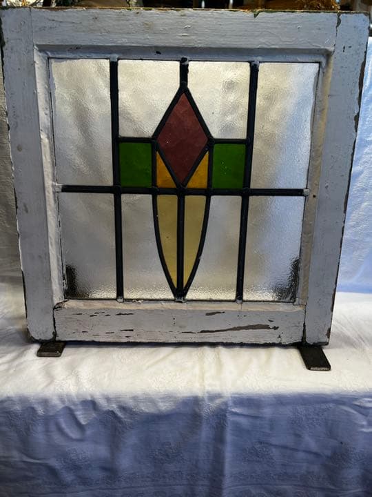 アンティーク　ステンドグラス
