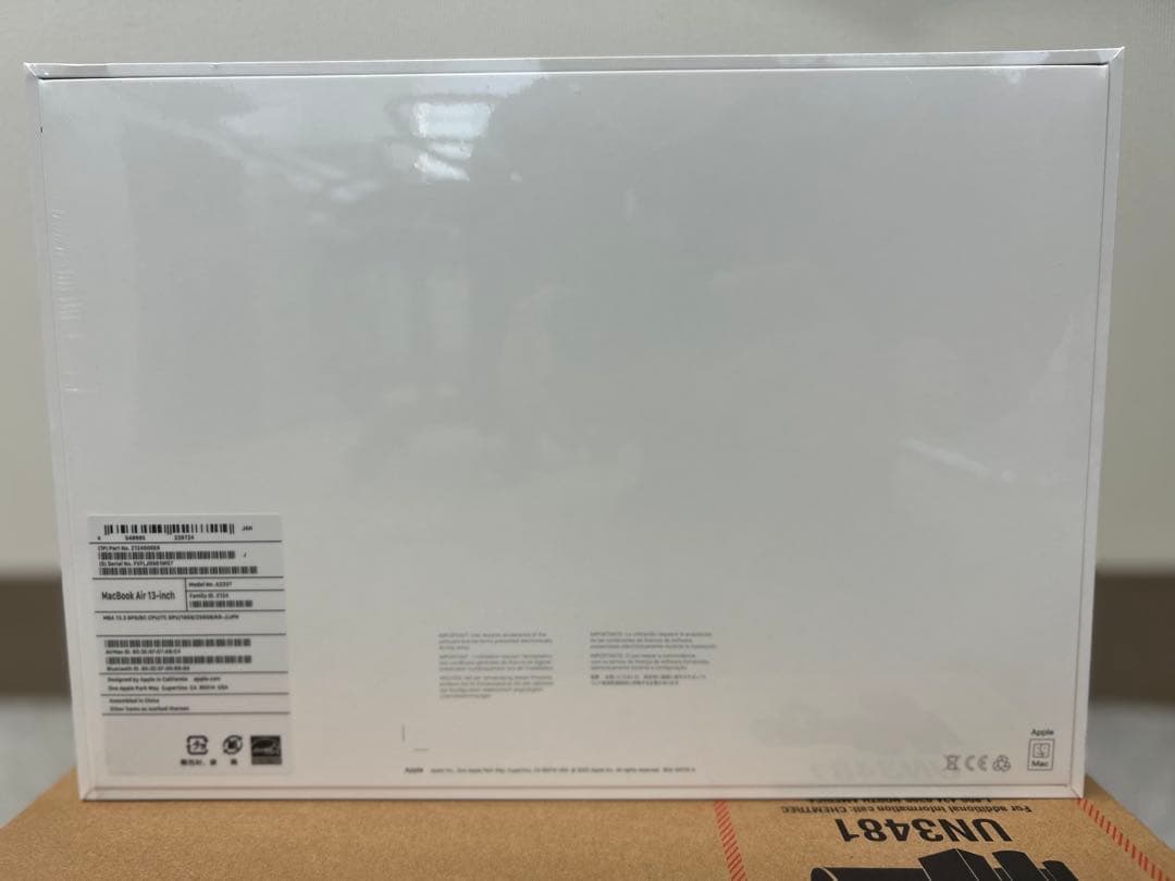 未開封Apple MacBook air M1 メモリ16G 256GスペースG