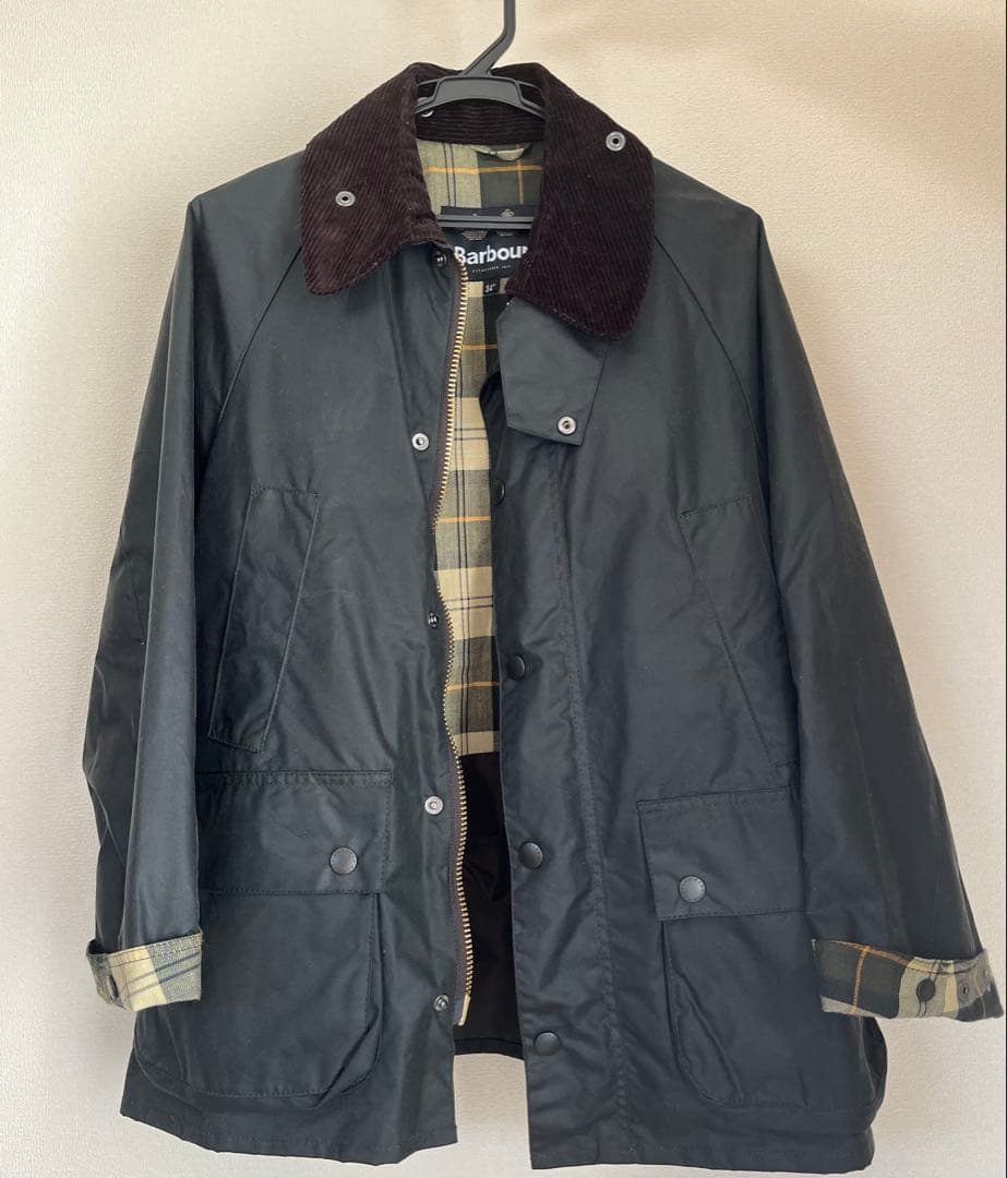 Barbourワックスコットンブルゾン olive 34