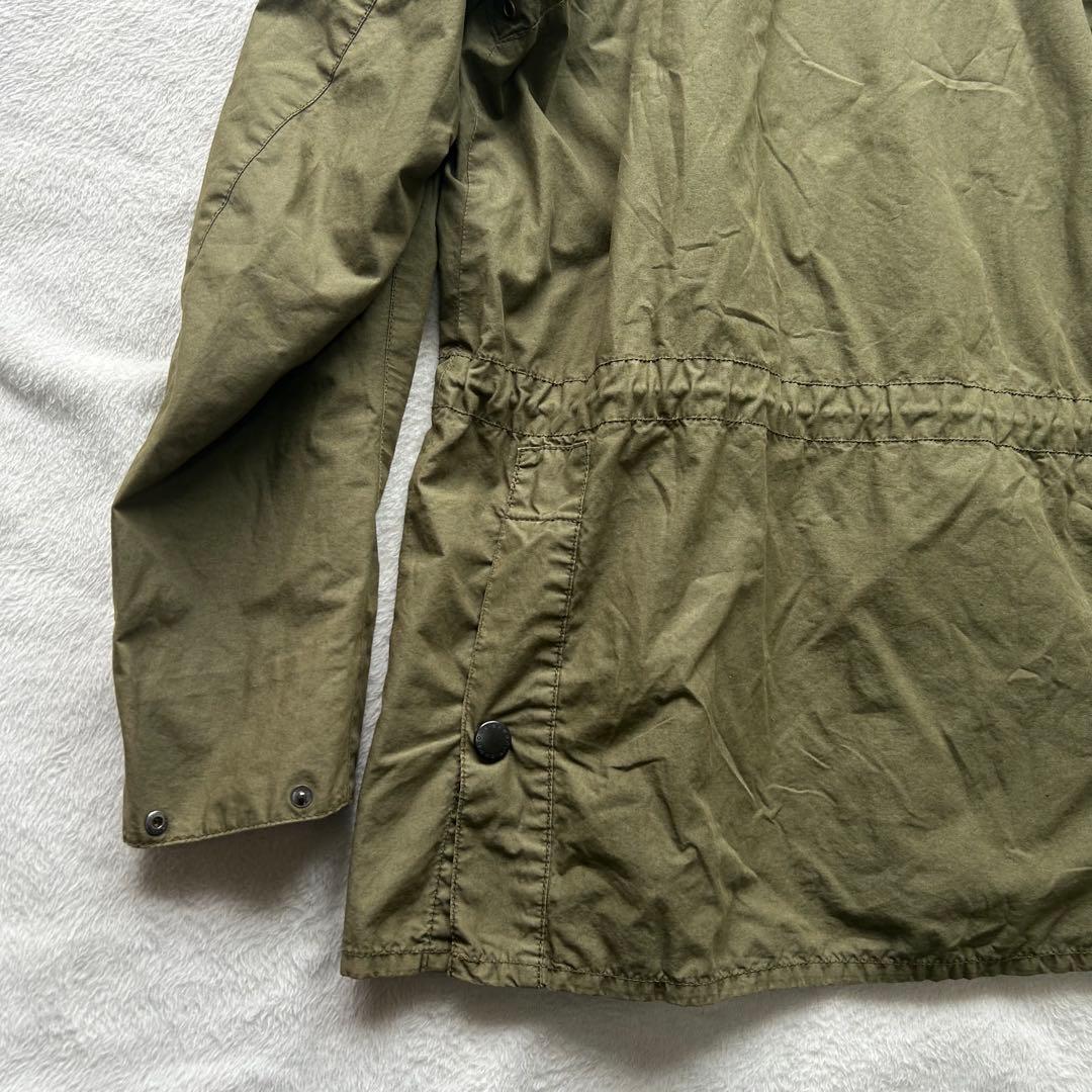 【古着】Barbour バブアー　フーデッドジャケット　Sサイズ　カーキ