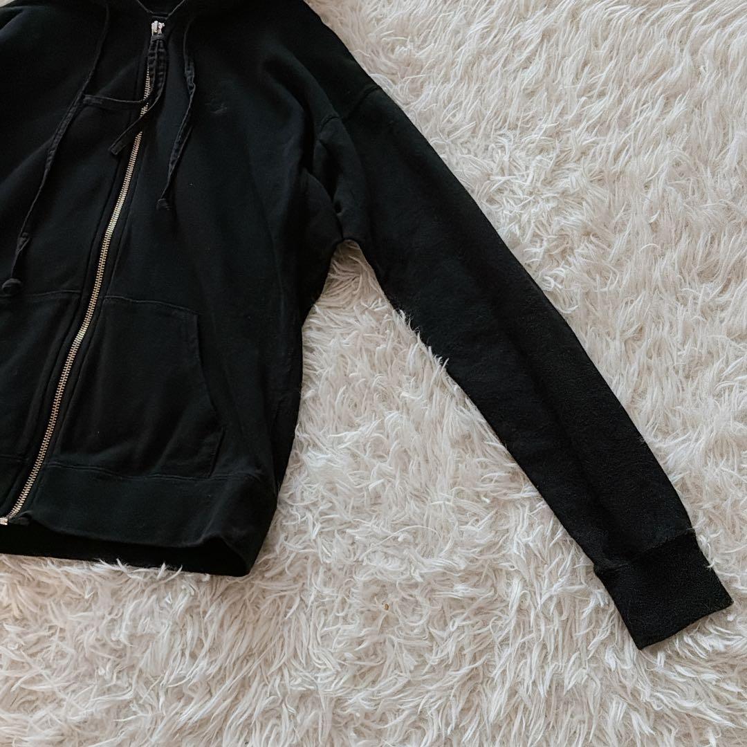 ヴィヴィアンウエストウッド パーカー フルジップ オーブ刺繍 ブラック 黒