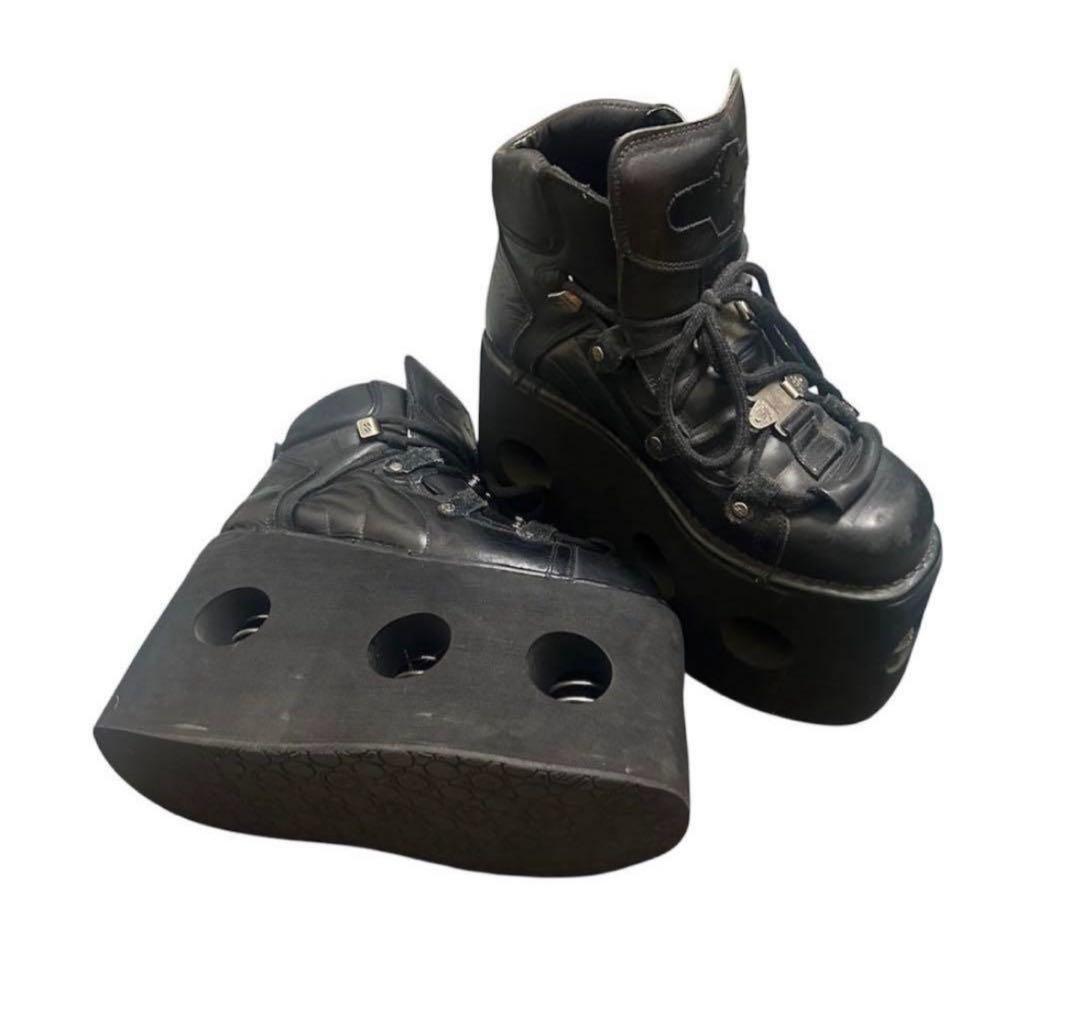 New rock 厚底ブーツ