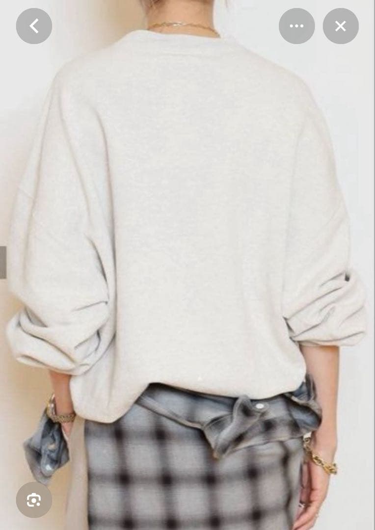 ◆MUSE/REMI RELIEF ILLINOISクルーネックプルオーバー